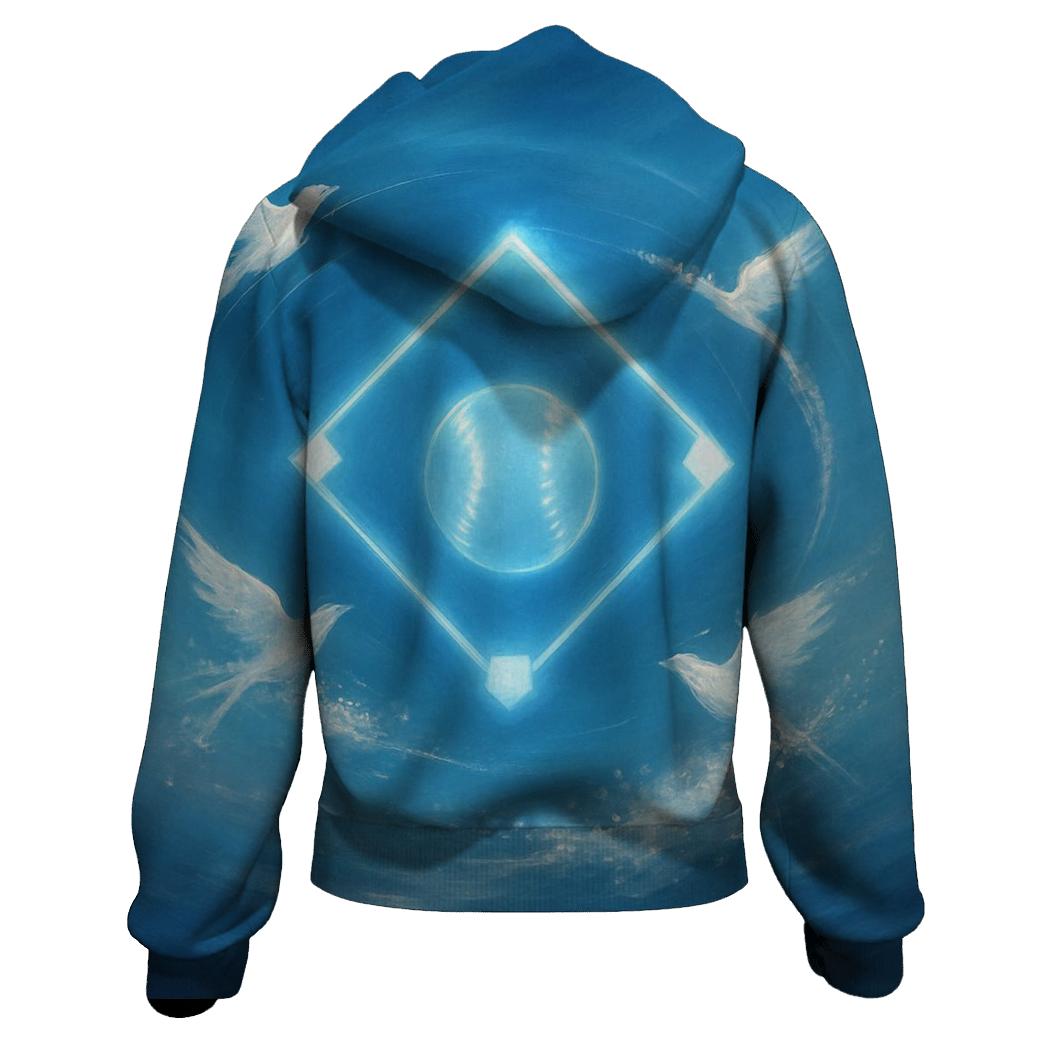 Diamond Aurora With Blue Jays custom hoodies