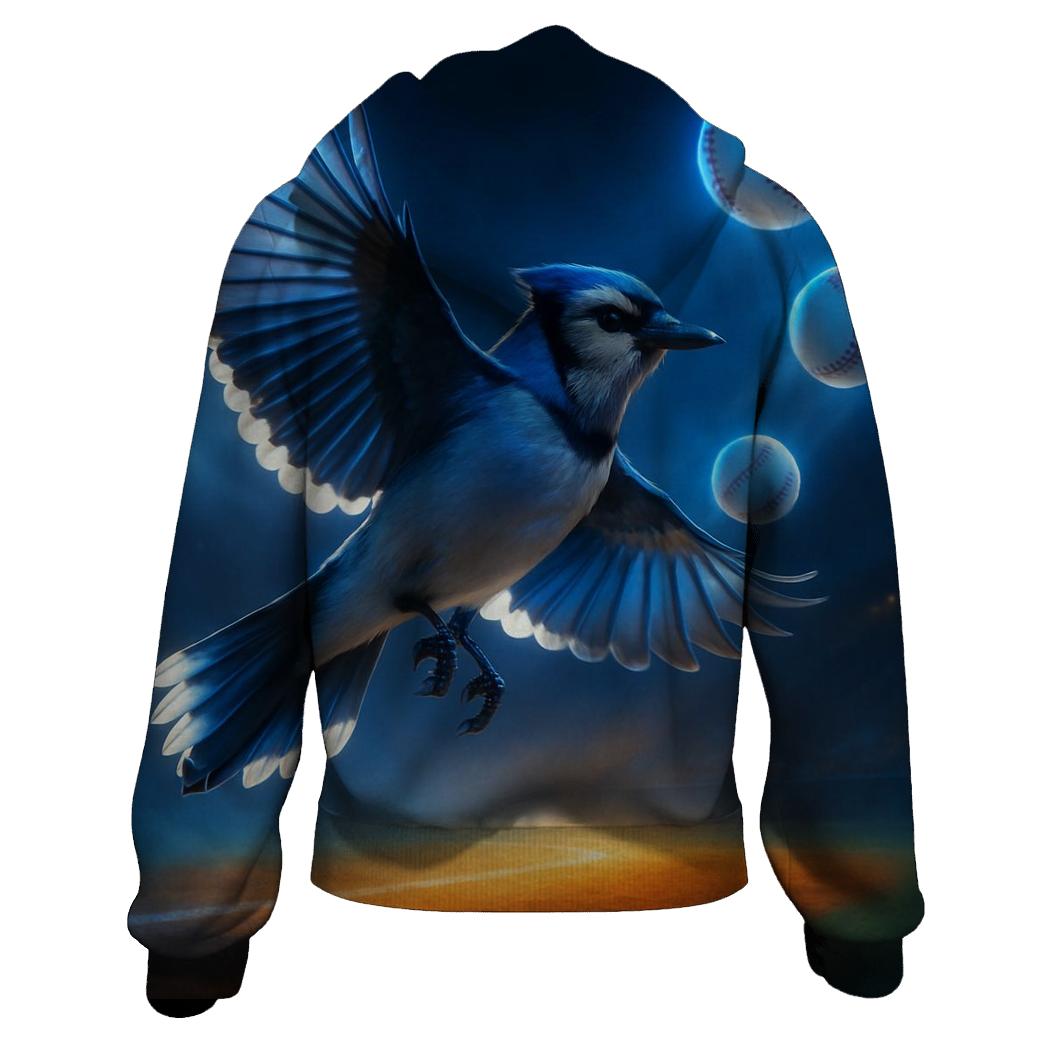Field Surge With Blue Jays printed hoodies