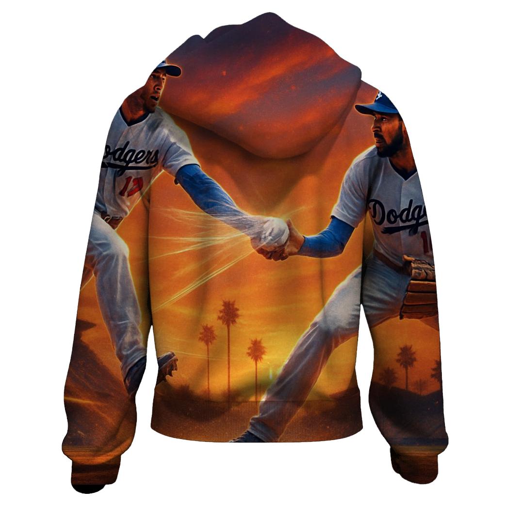 California Sunset Double Play embroidered hoodies
