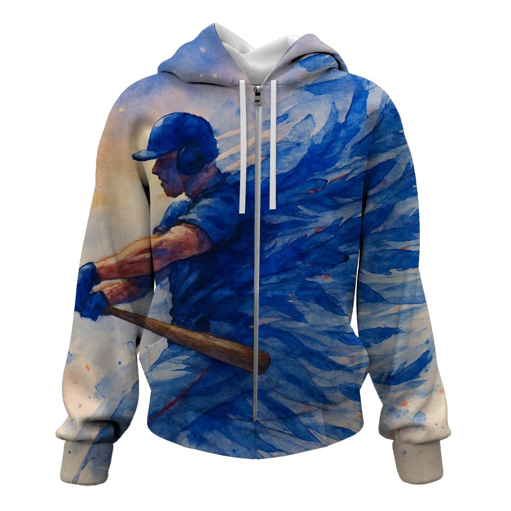 Feathered Swing Blue Jays Edition printed hoodies
