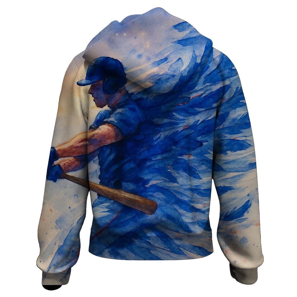 Feathered Swing Blue Jays Edition printed hoodies