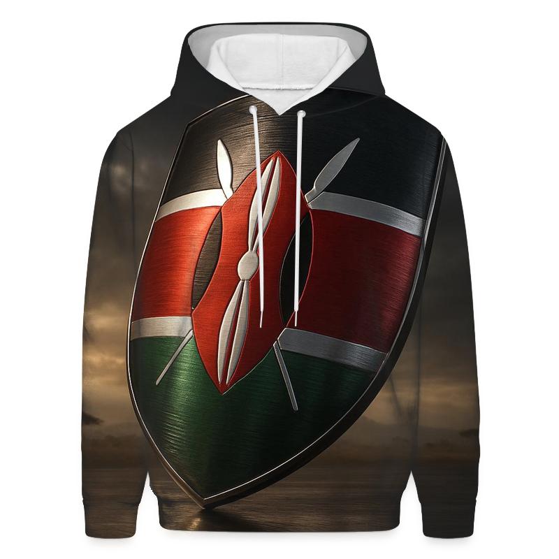 Kenya Shield Motion premium hoodies