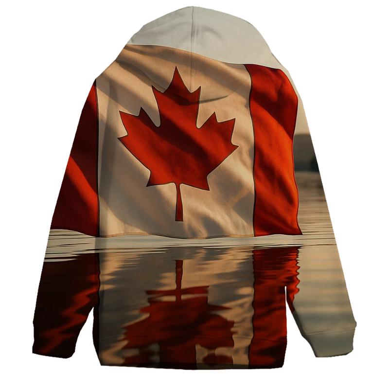 Canada Maple Reflection pullover hoodies