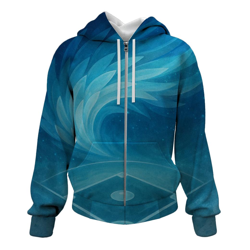 Blue Jays Aurora Crest printed hoodies