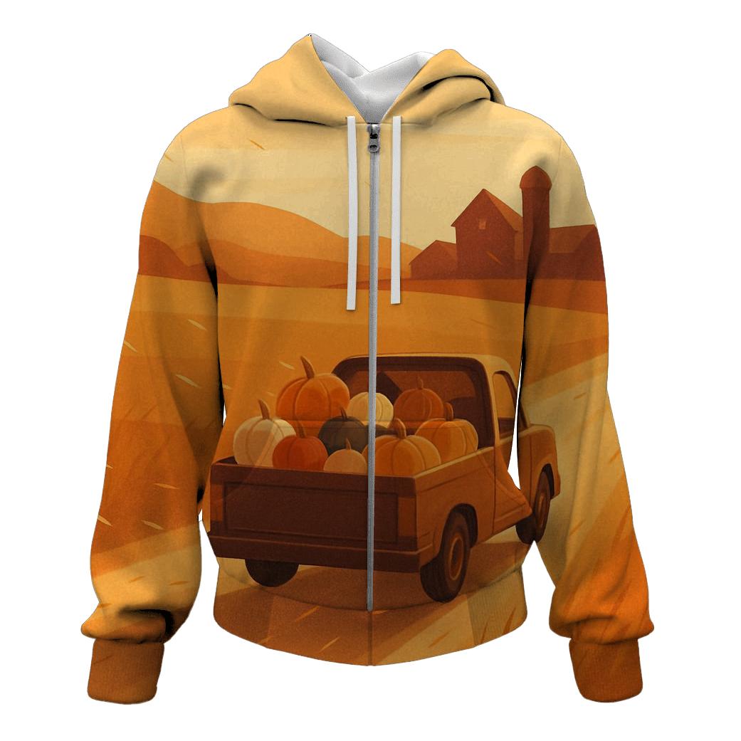 Sunset Pumpkin Convoy hoodie designs