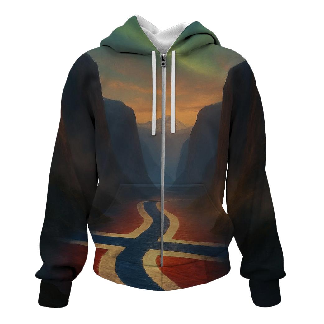 Norway Fjord Flagscape hoodie designs