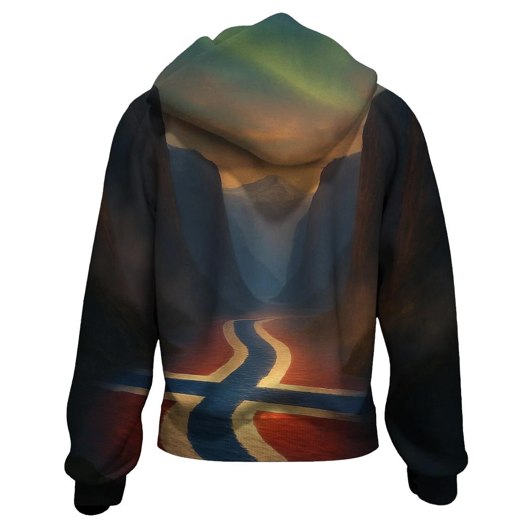 Norway Fjord Flagscape hoodie designs