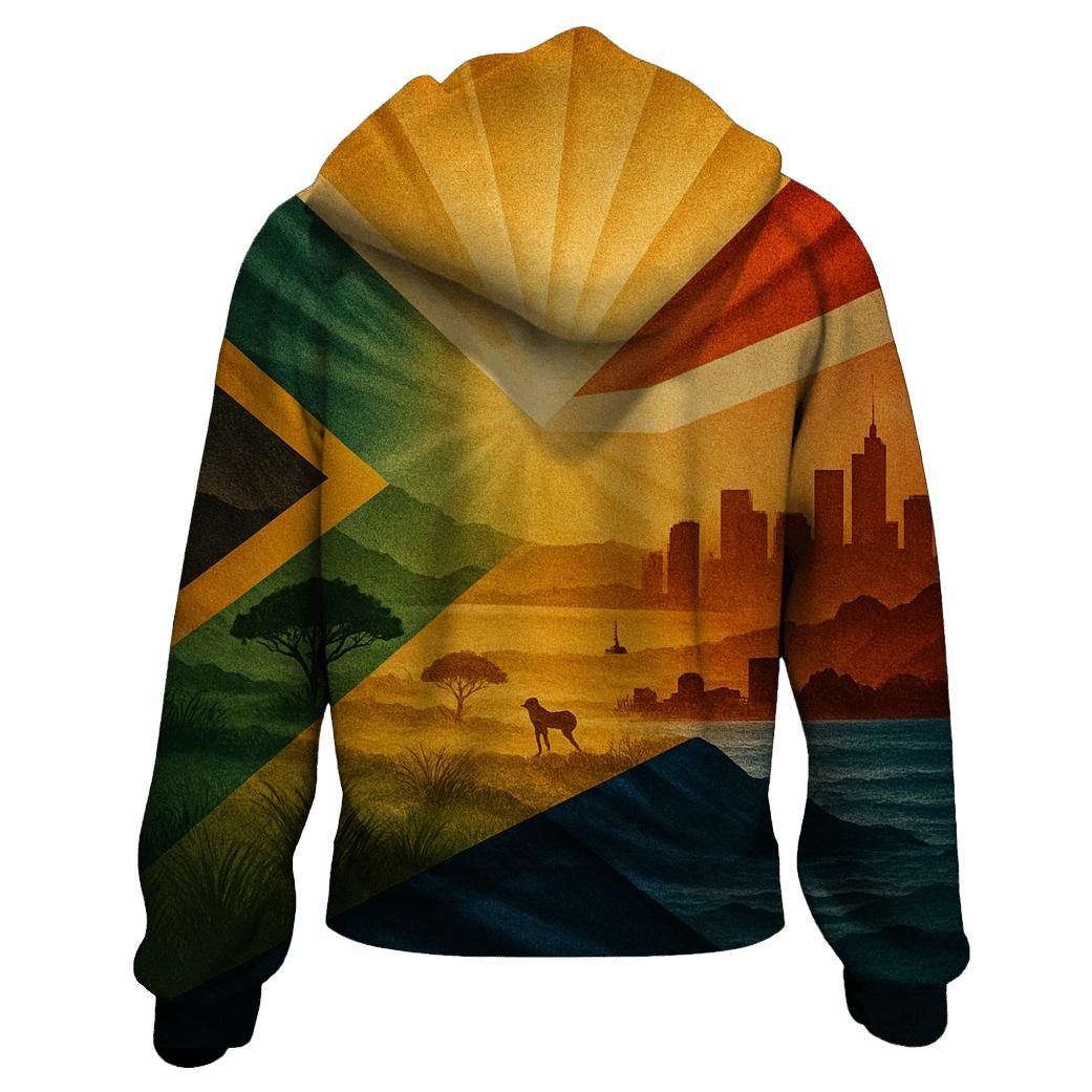 South Africa Unity Collage hoodie designs
