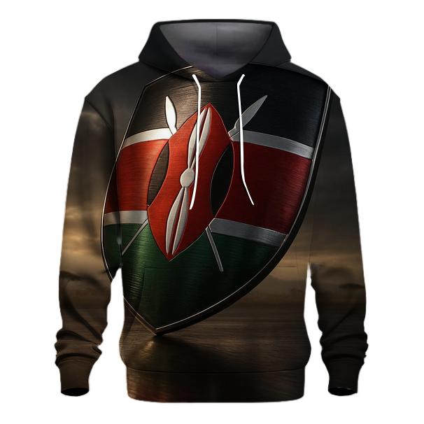 Kenya Shield Motion designer hoodies