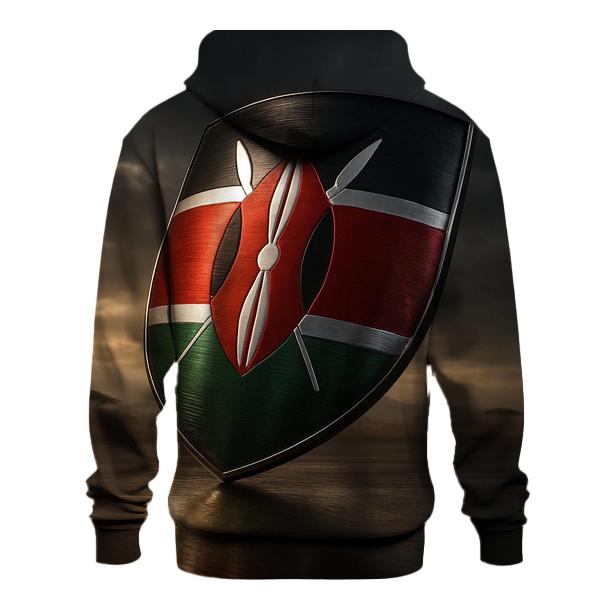 Kenya Shield Motion designer hoodies