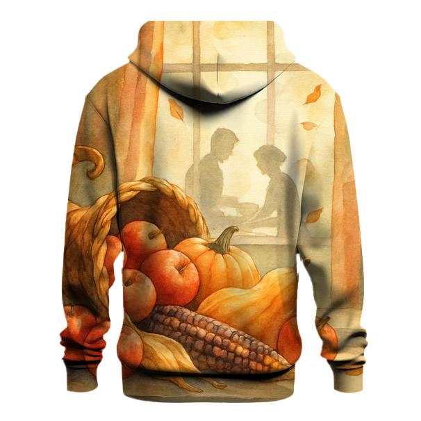 Cornucopia Window Glow embroidered hoodies