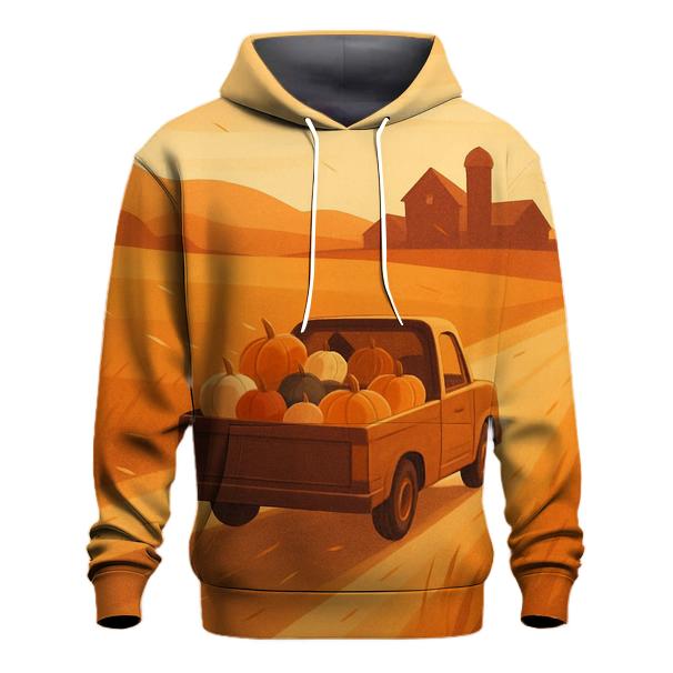 Sunset Pumpkin Convoy pullover hoodies