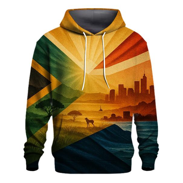 South Africa Unity Collage embroidered hoodies