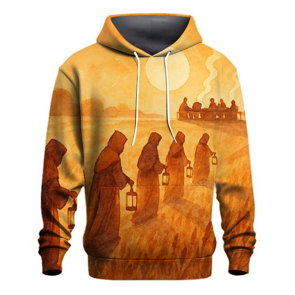 Pilgrim Lantern Procession hoodie designs
