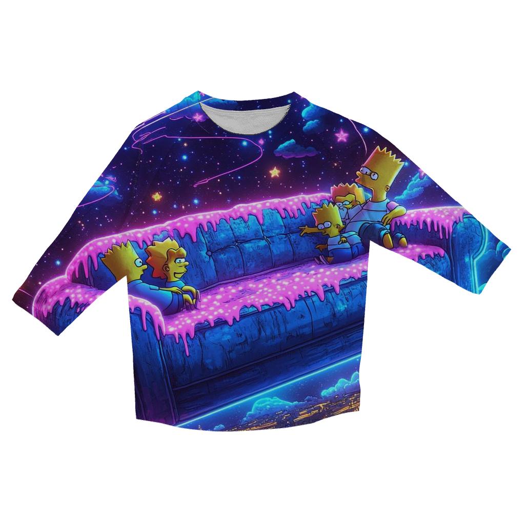 Couch To Cosmos Living Room Odyssey cotton quarter sleeve shirts