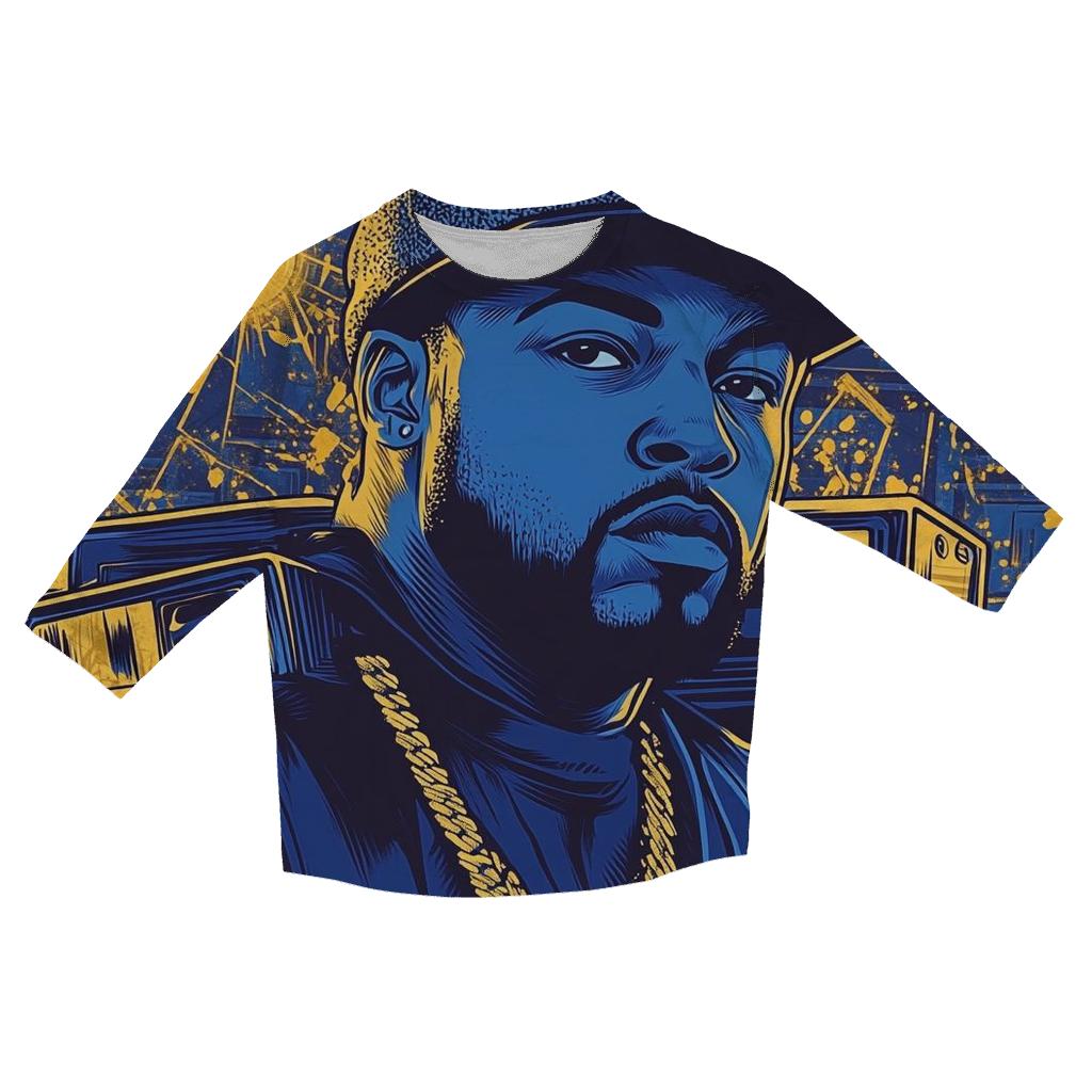 LL Cool J Neon Dress Code personalized 3/4 sleeve tees