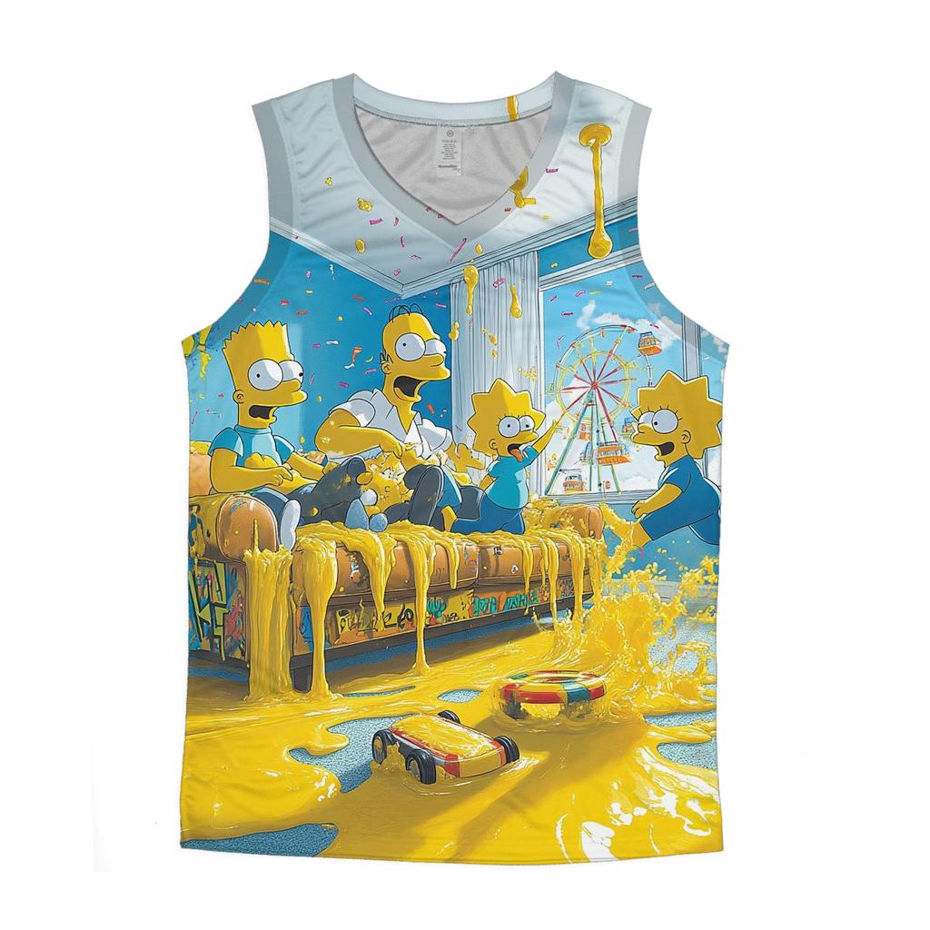 Couch Gag Carnival personalized athletic tanks