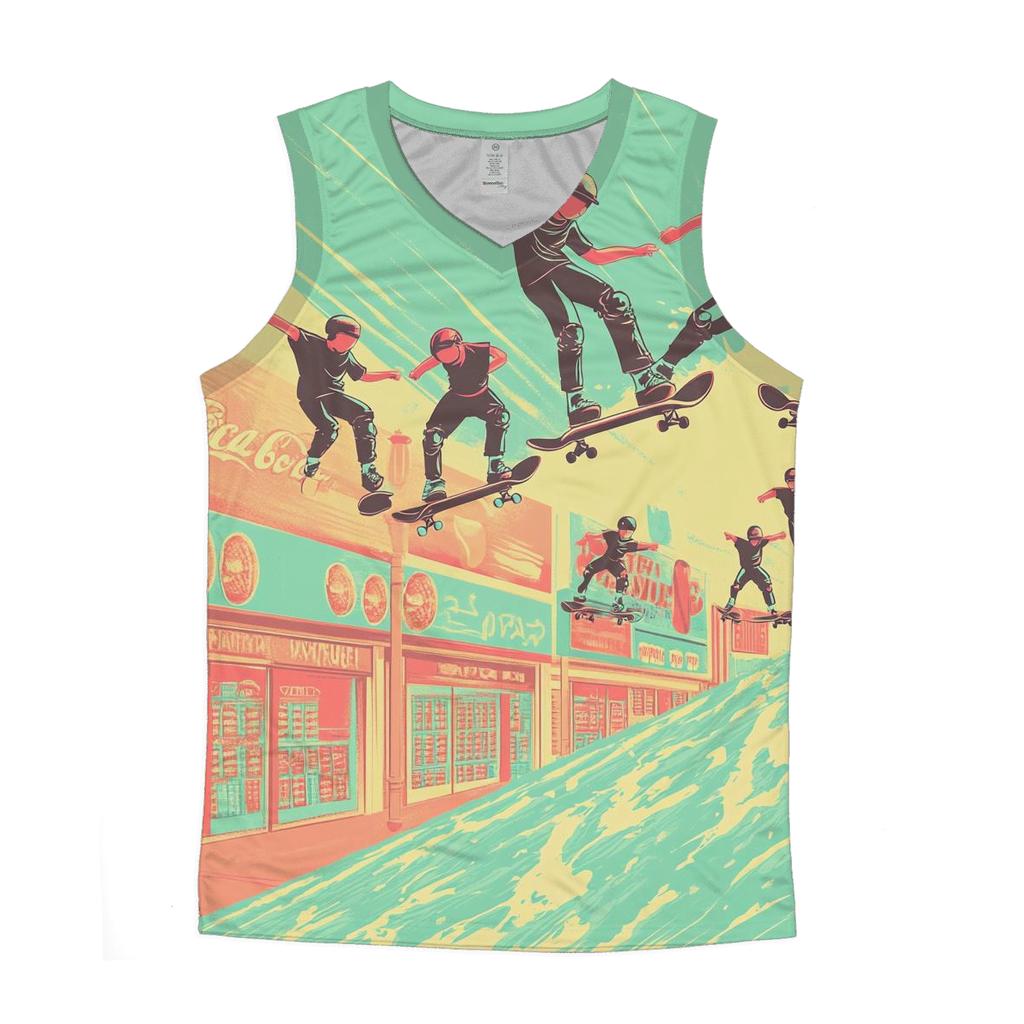 Skateboard Soda Squad sports performance tank tops