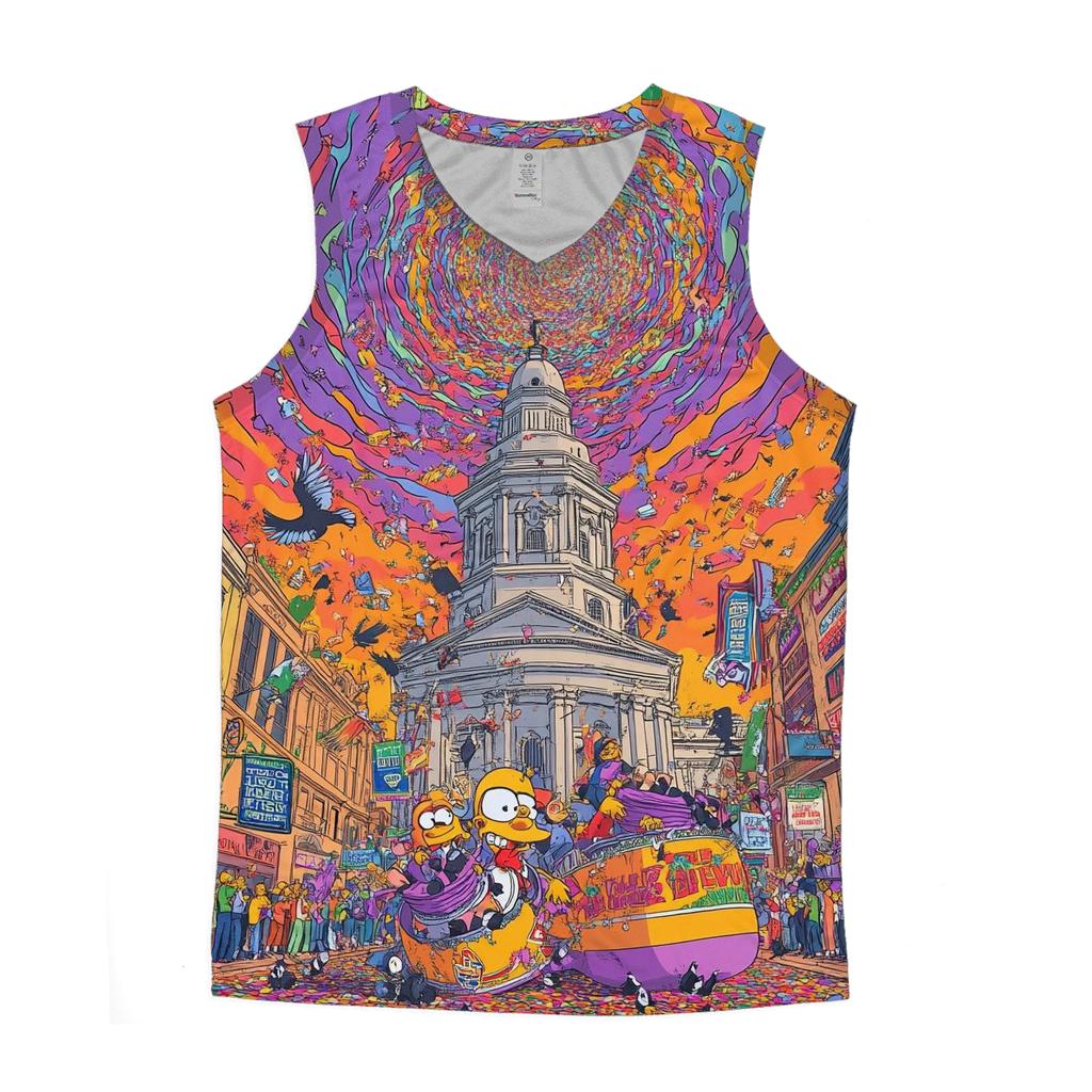 Springfield Town Square Parade Crash designer workout tanks