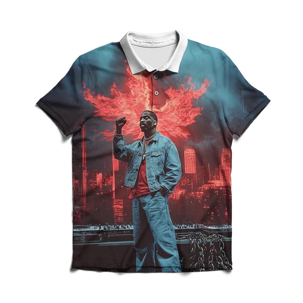 Pac And The Phoenix Alley classic pique polos
