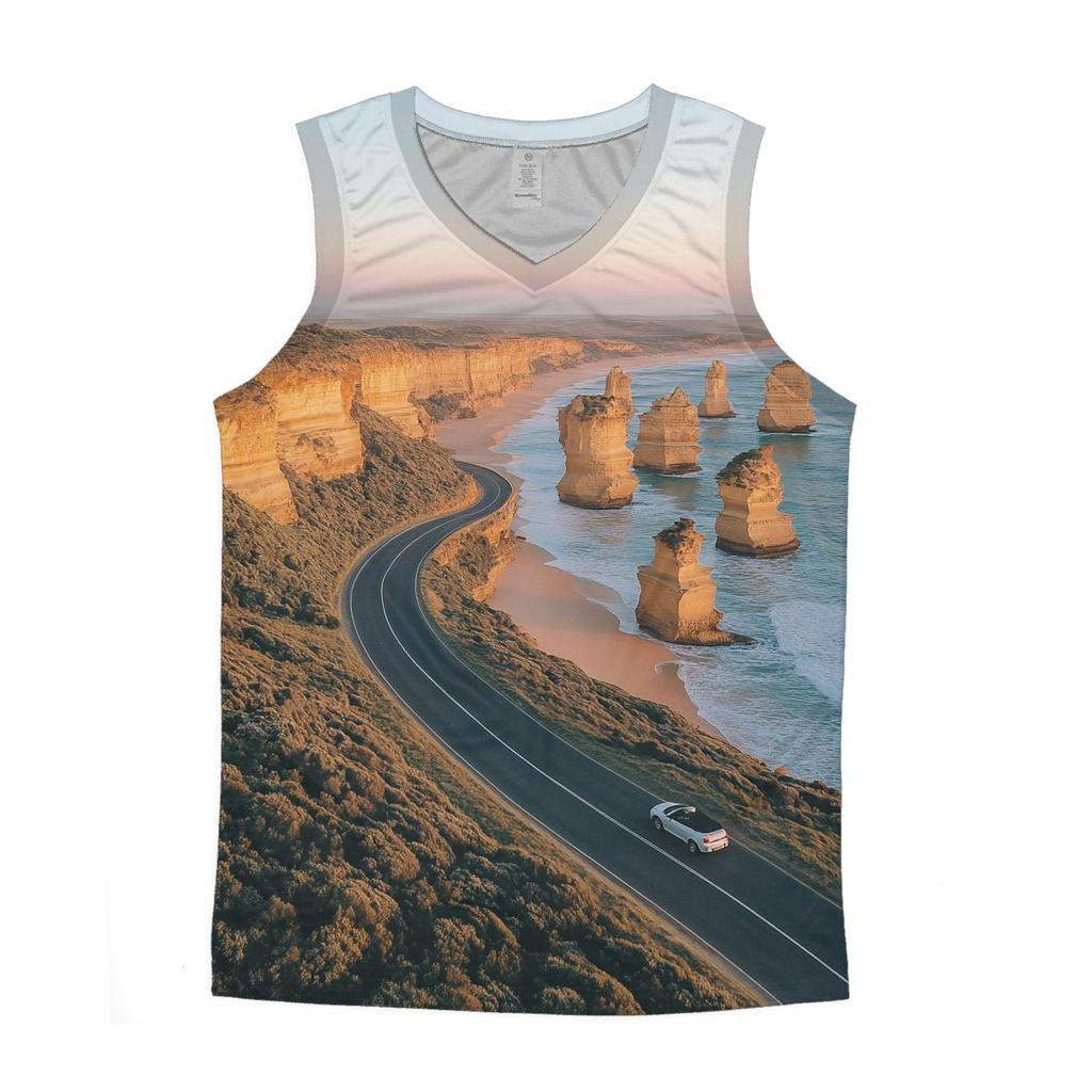 Great Ocean Road - Victoria cotton sleeveless tops