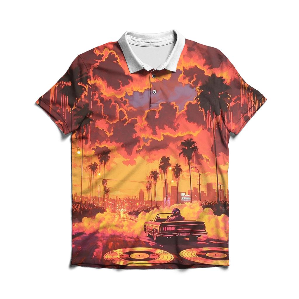 Snoop Dogg Sunset Cruise casual sports polo shirts