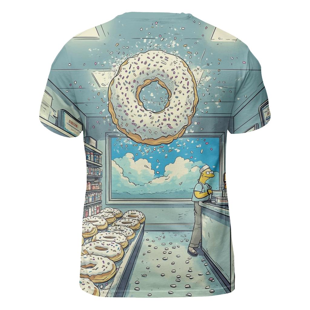 Donut Tornado At Kwik E Mart statement graphic shirts