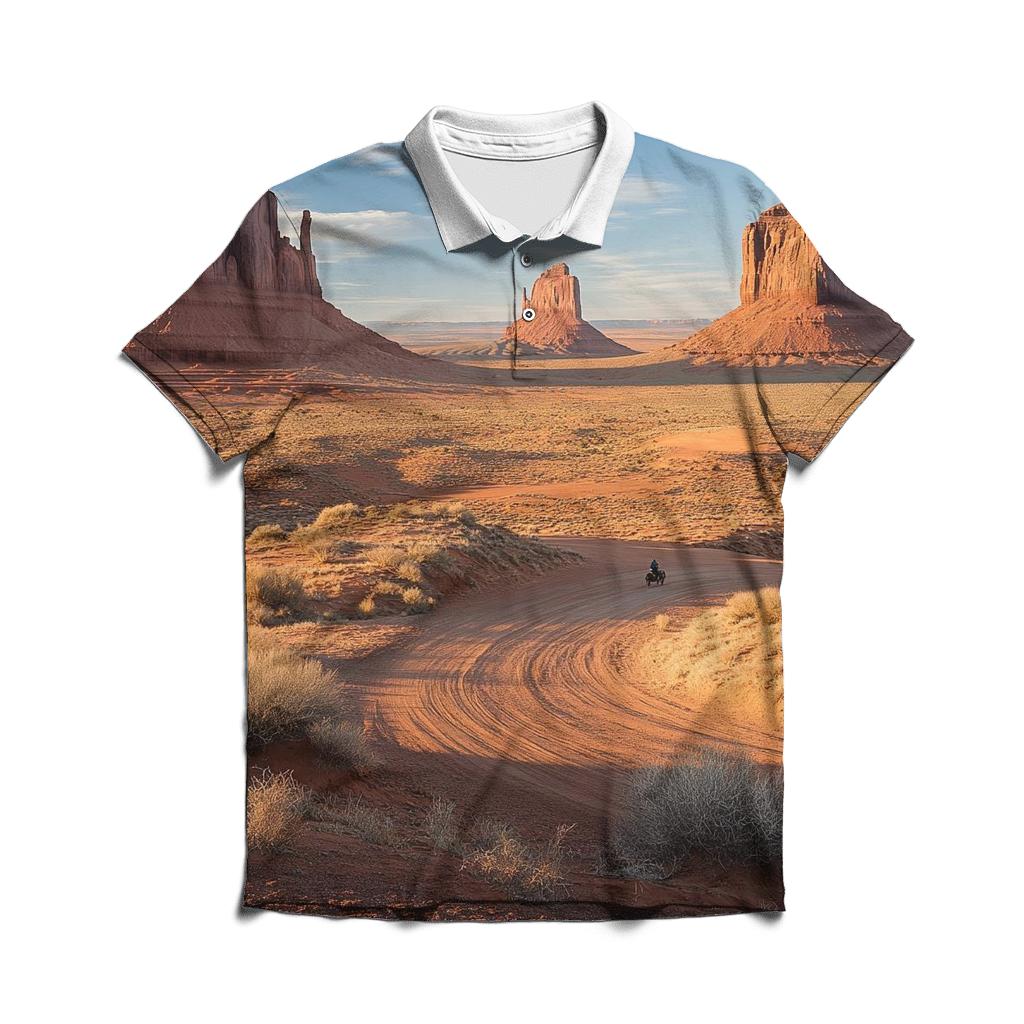 Monument Valley - Arizona casual sports polo shirts