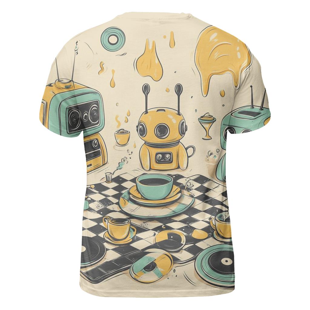 Toy Bot Tea Party unique graphic print tees