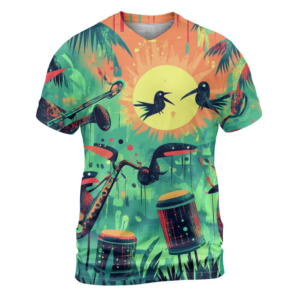 Pixel Jungle Jam personalized full print shirts