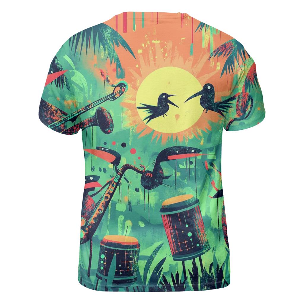 Pixel Jungle Jam personalized full print shirts