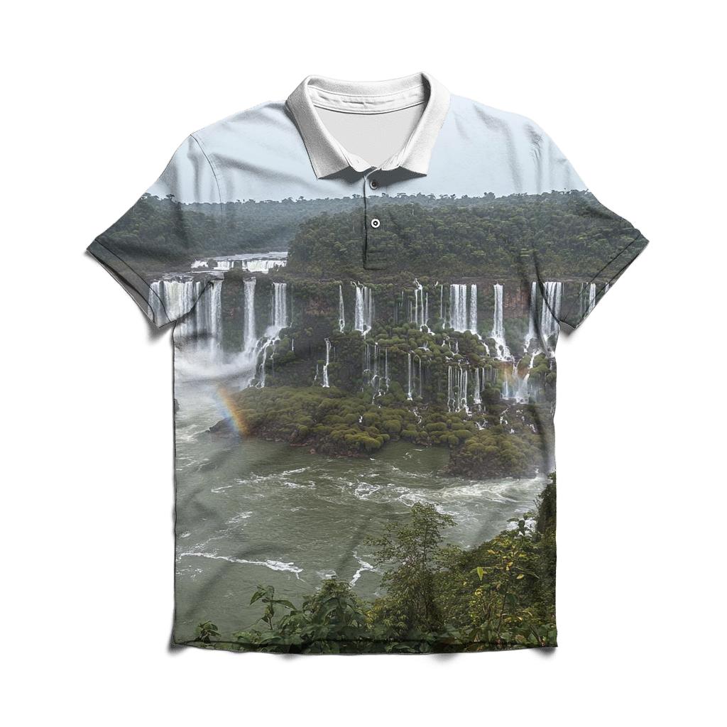 Iguazu Falls - Argentina premium cotton polo shirts