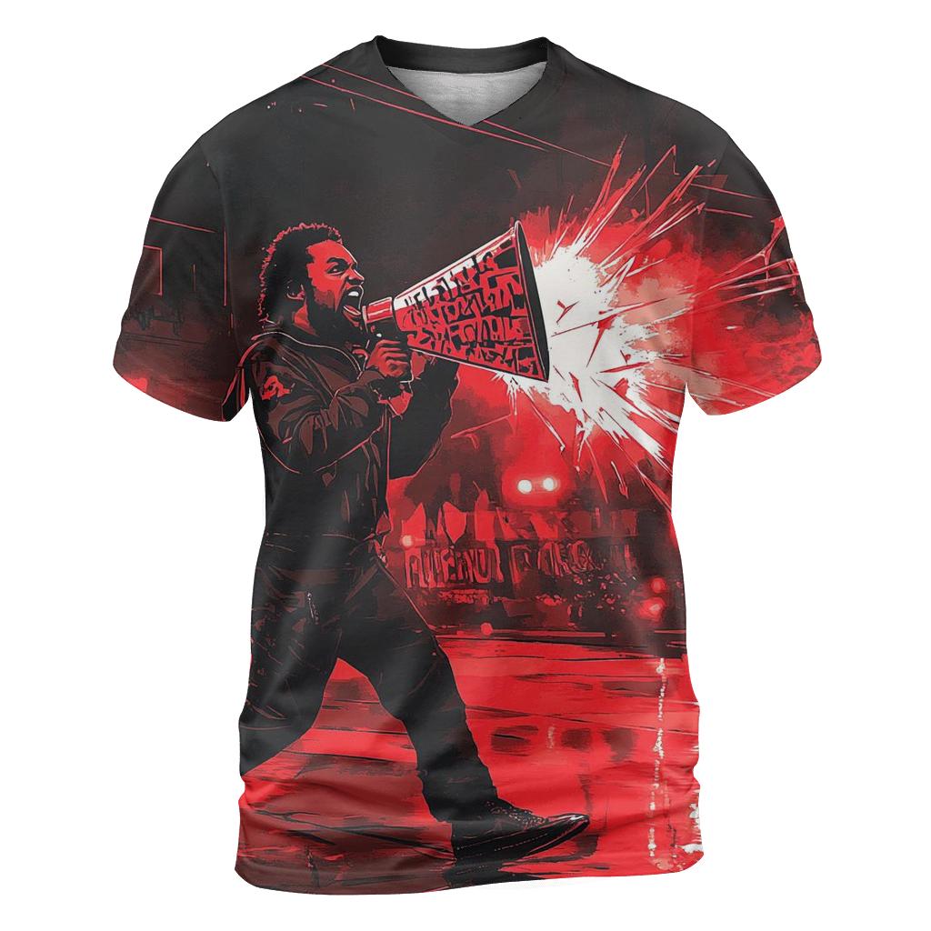 Ice Cube Riot Script creative print fashion shirts