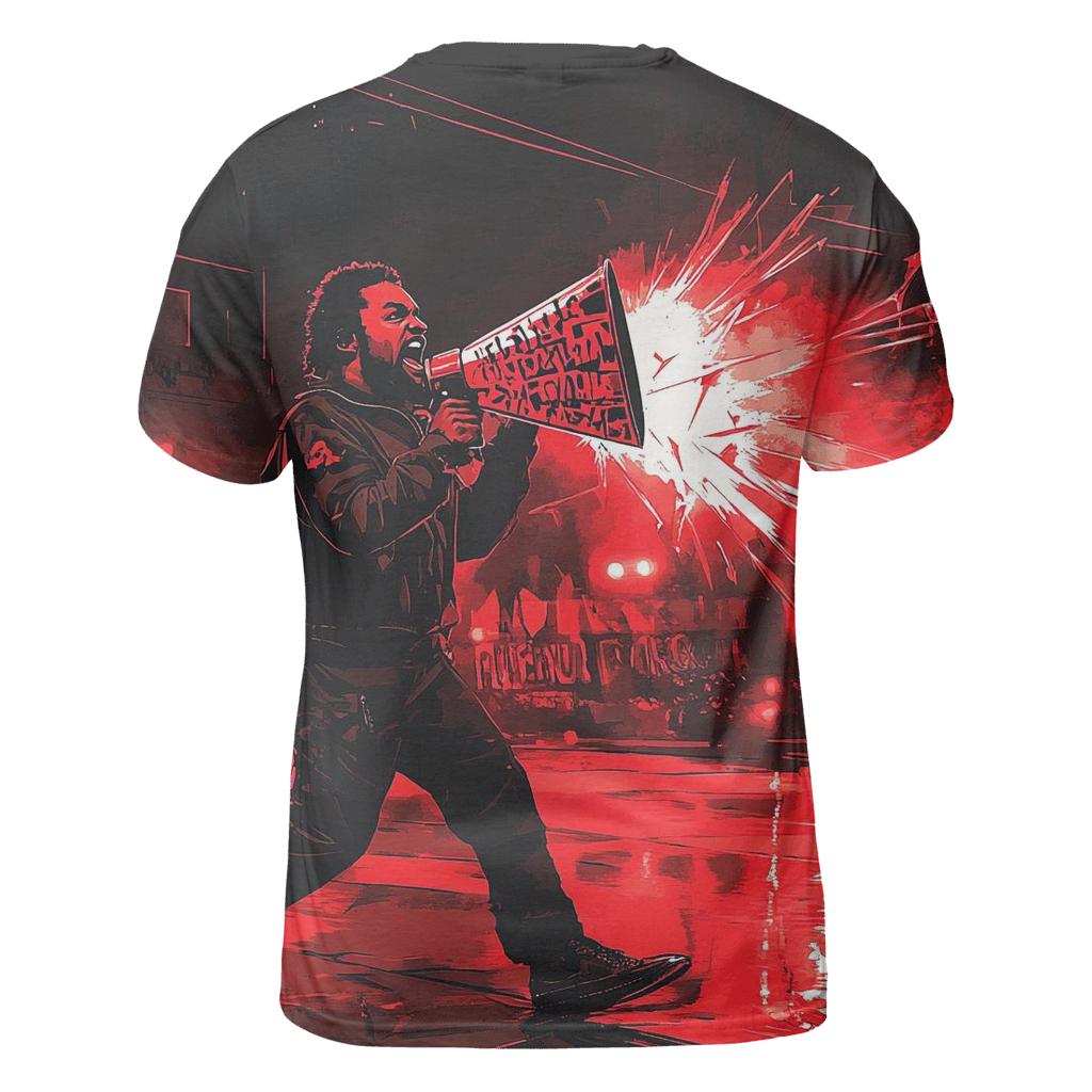 Ice Cube Riot Script creative print fashion shirts