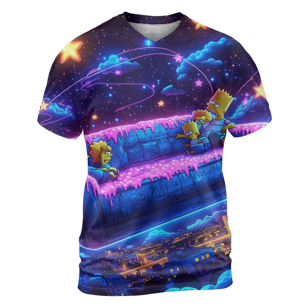 Couch To Cosmos Living Room Odyssey trendy printed shirt styles