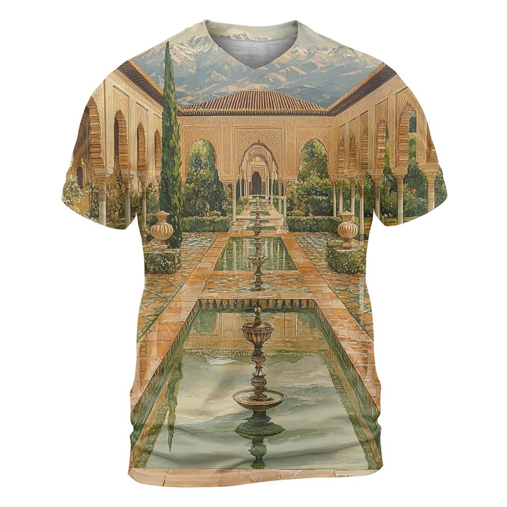 Alhambra - Granada custom all-over print shirts