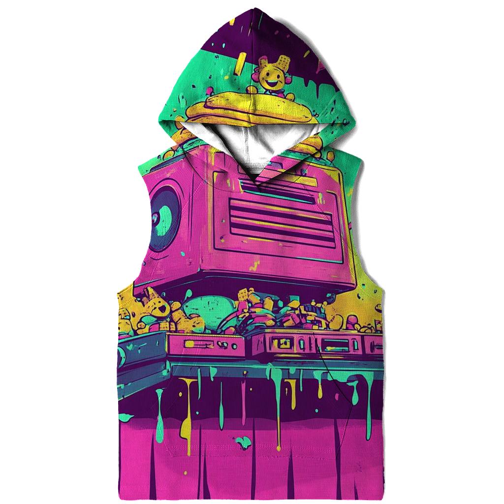 Neon Breakfast Beatdown embroidered hoodies