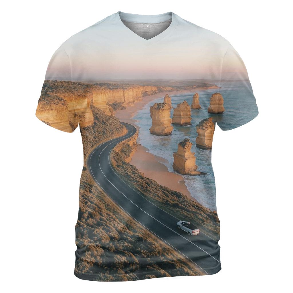 Great Ocean Road - Victoria creative print fashion shirts
