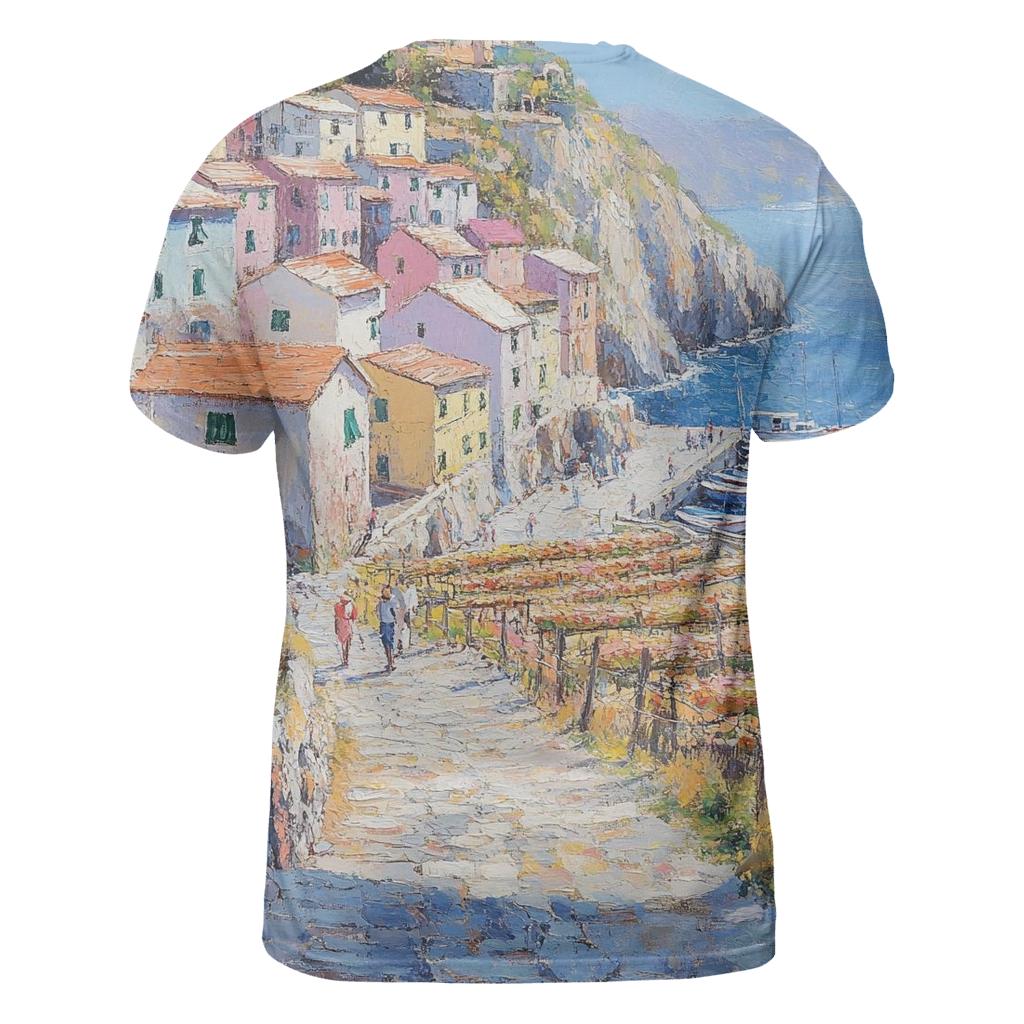 Cinque Terre - Liguria trendy printed shirt styles