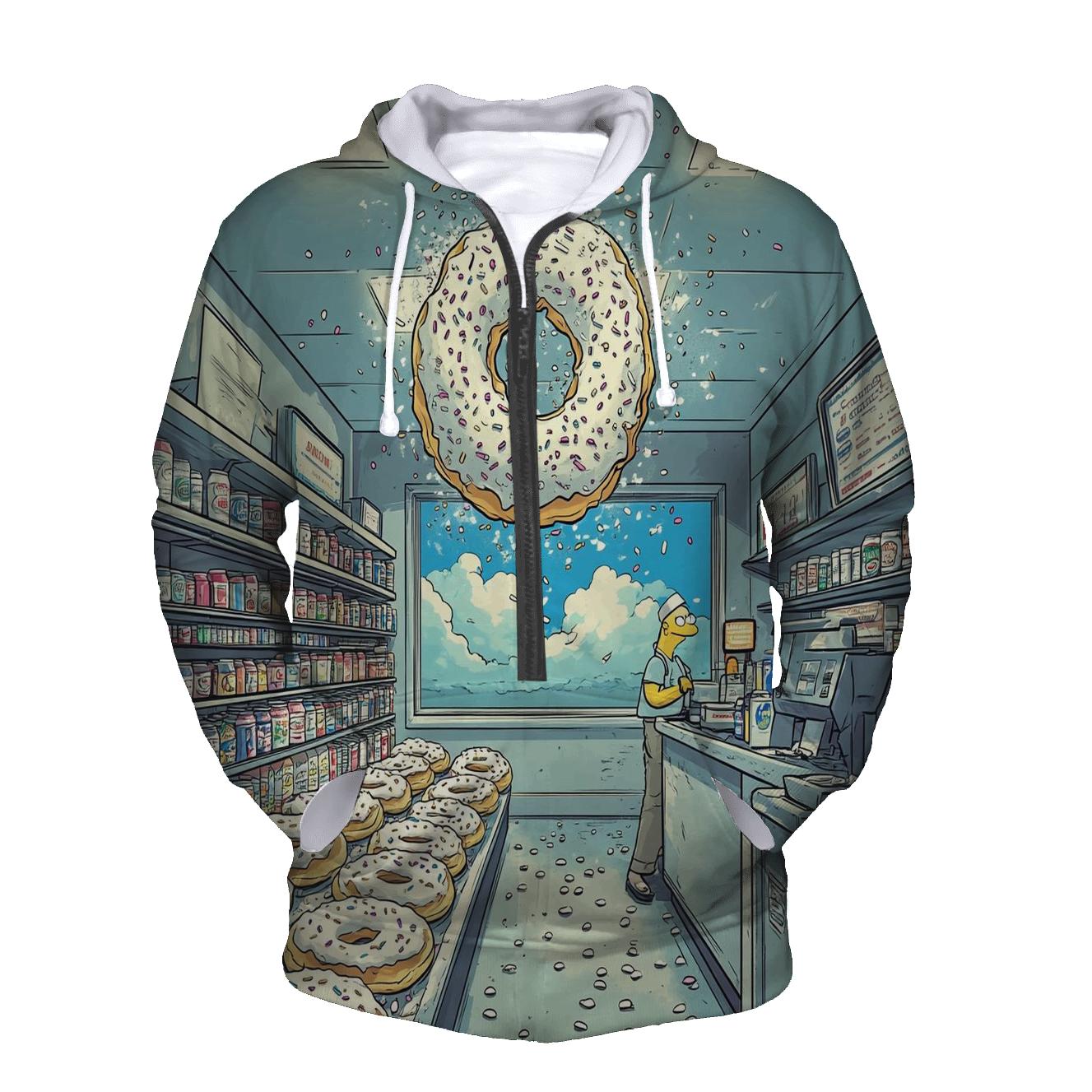 Donut Tornado At Kwik E Mart hoodies fashion