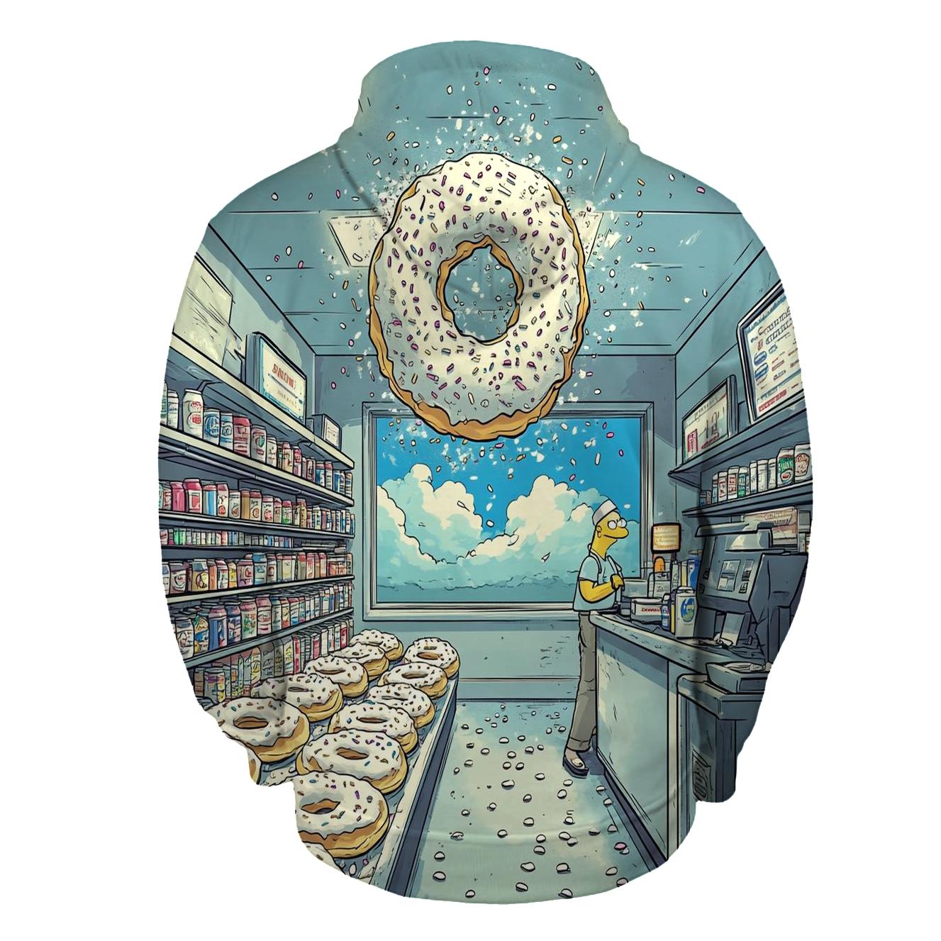 Donut Tornado At Kwik E Mart hoodies fashion