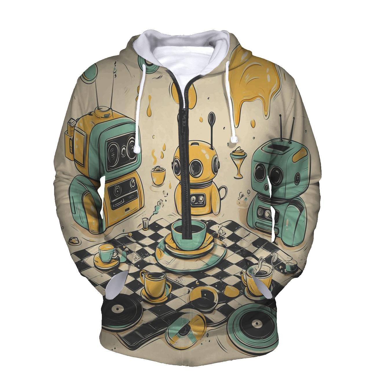 Toy Bot Tea Party custom hoodies