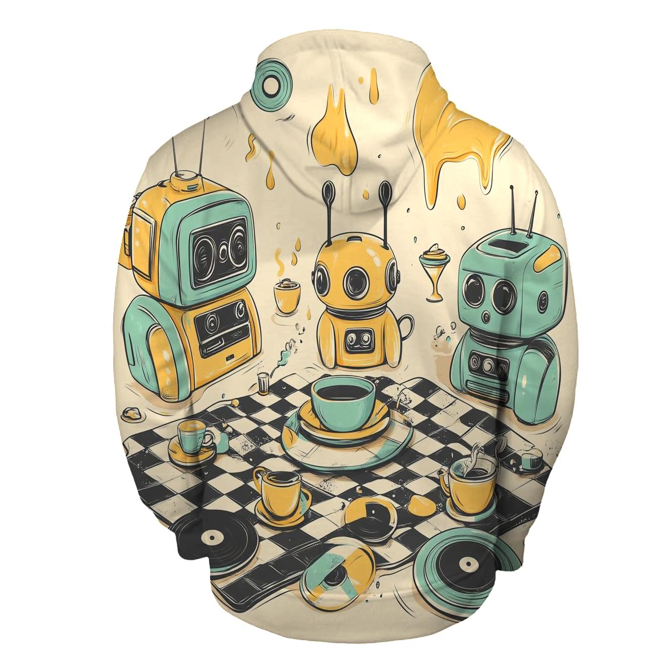 Toy Bot Tea Party custom hoodies