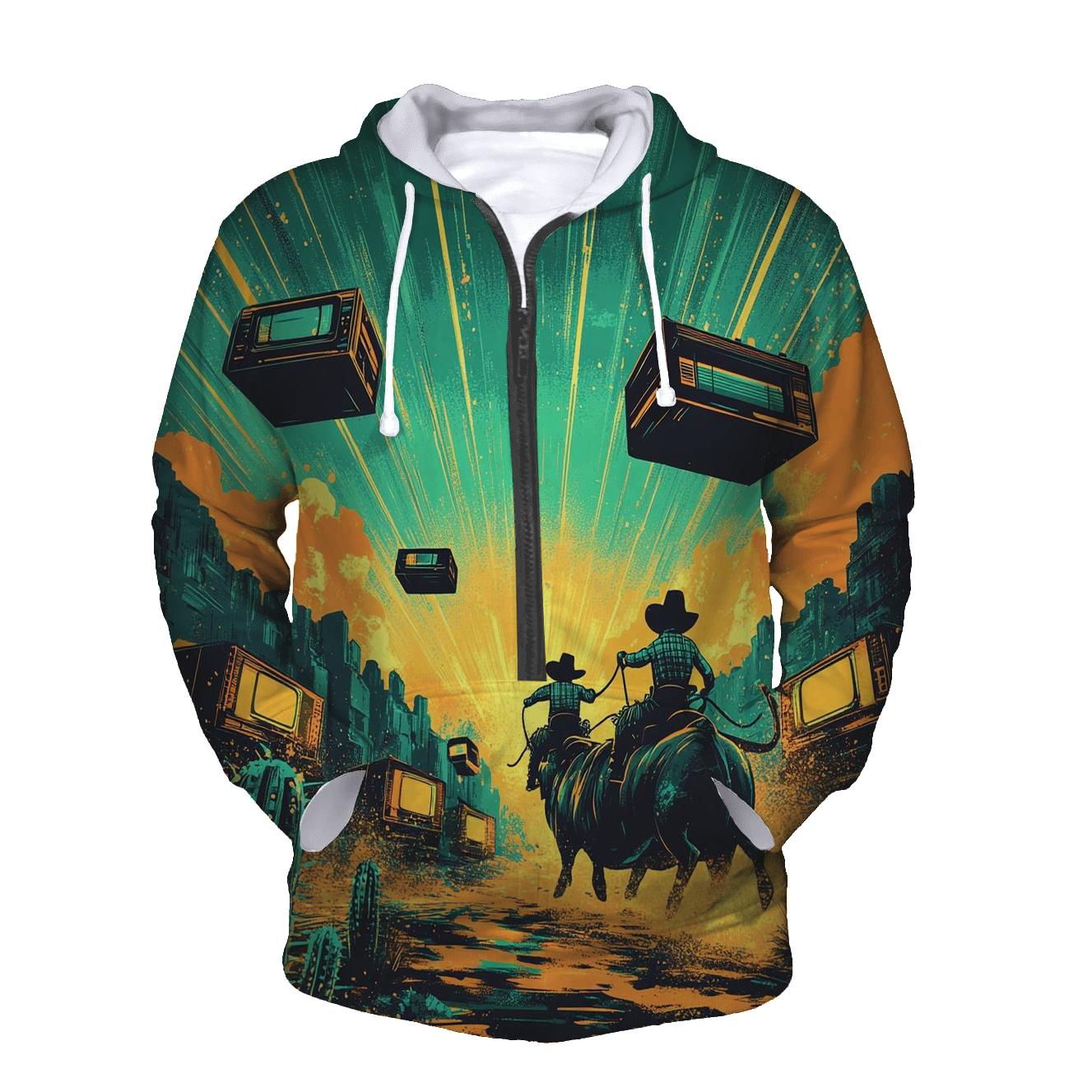 Retro Arcade Rodeo hoodies fashion