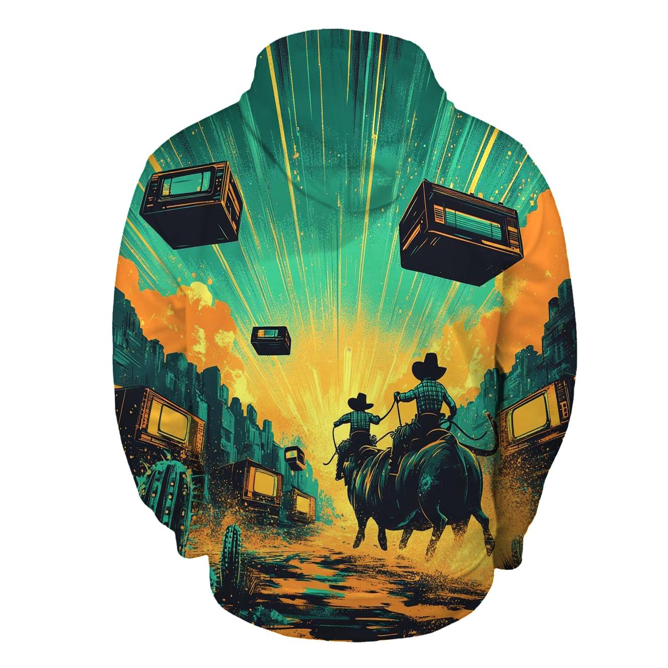Retro Arcade Rodeo hoodies fashion