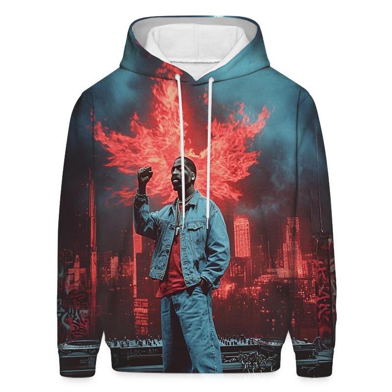 Pac And The Phoenix Alley heavyweight hoodies