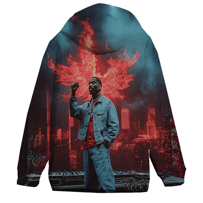 Pac And The Phoenix Alley heavyweight hoodies