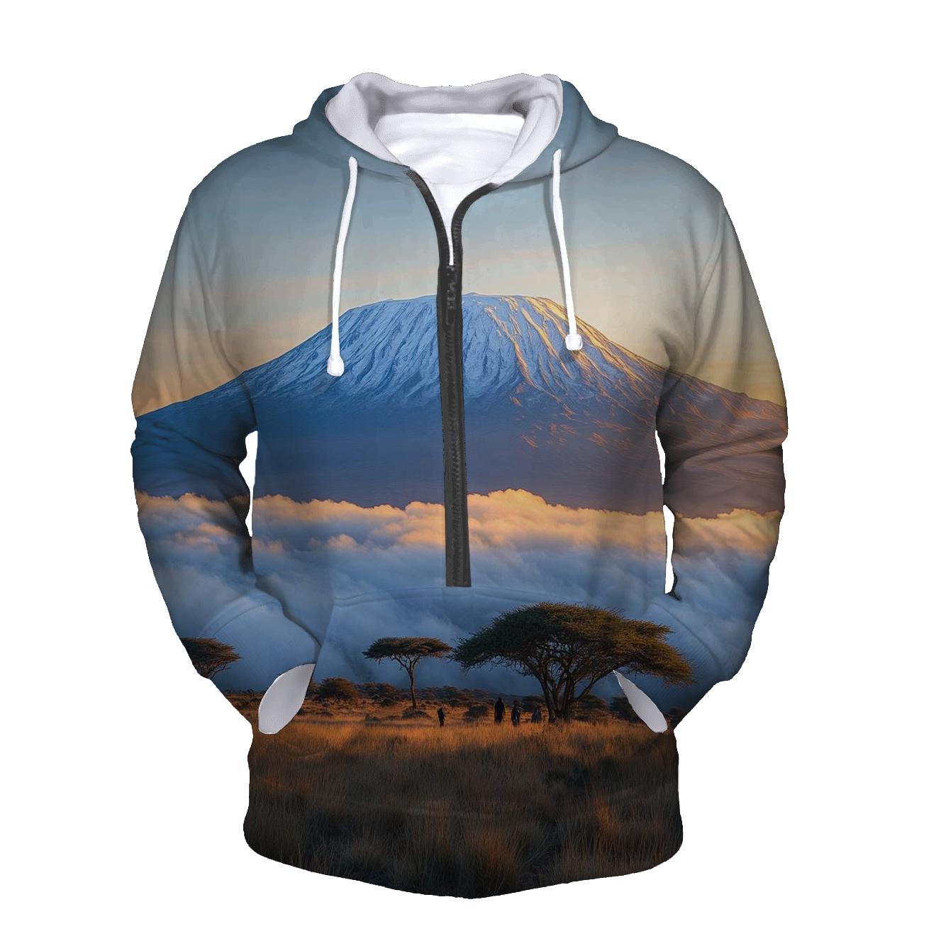 Mount Kilimanjaro - Tanzania lightweight hoodies