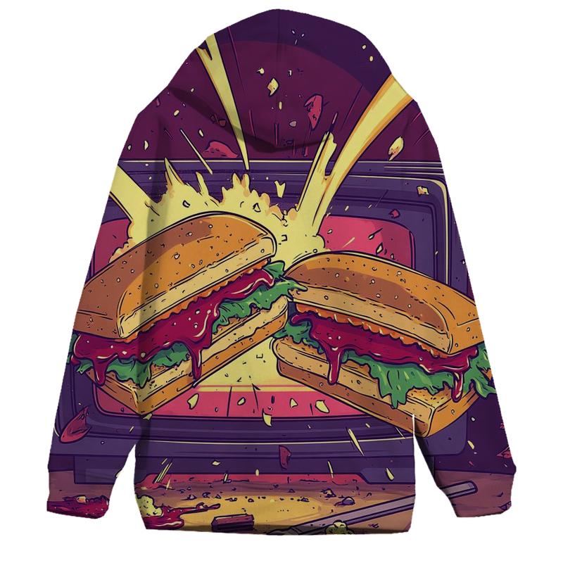 VHS Samurai Showdown zip-up hoodies