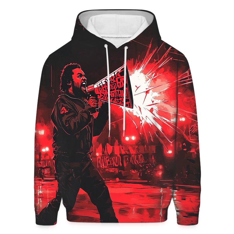 Ice Cube Riot Script embroidered hoodies